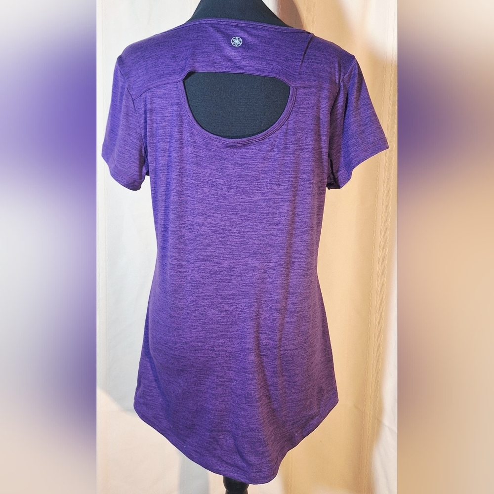 GAIAM Purple Short Sleeve Tee - Picture 4 of 6